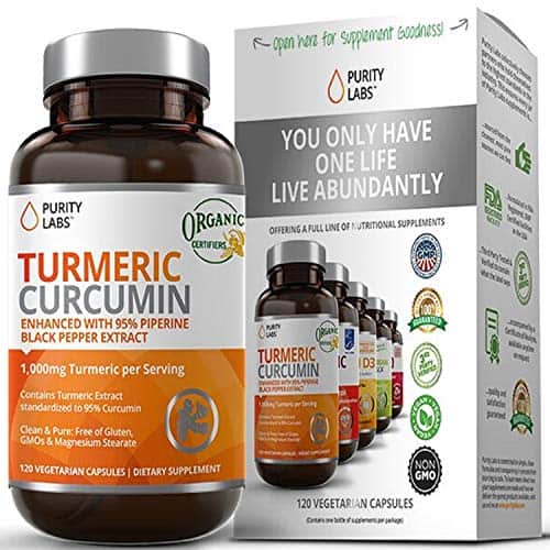 Purity Labs Organic Turmeric Curcumin Supplement